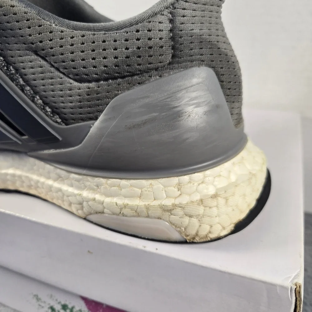 Adidas Ultraboost 1.0 Grey Running Shoes Mens 11 HQ4200 Primeknit Sneakers
